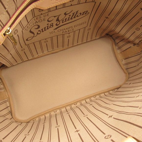 Louis Vuitton Neverfull MM Tote Bag PVC Coated Canvas Monogram Brown - Picture 5 of 8